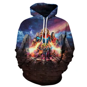 

New Fashion The Avengers Printed Sweatshirt hoodies Mens Spring Long Sleeve Pullover Homme Tracksuit Superhero Design Jacket Man
