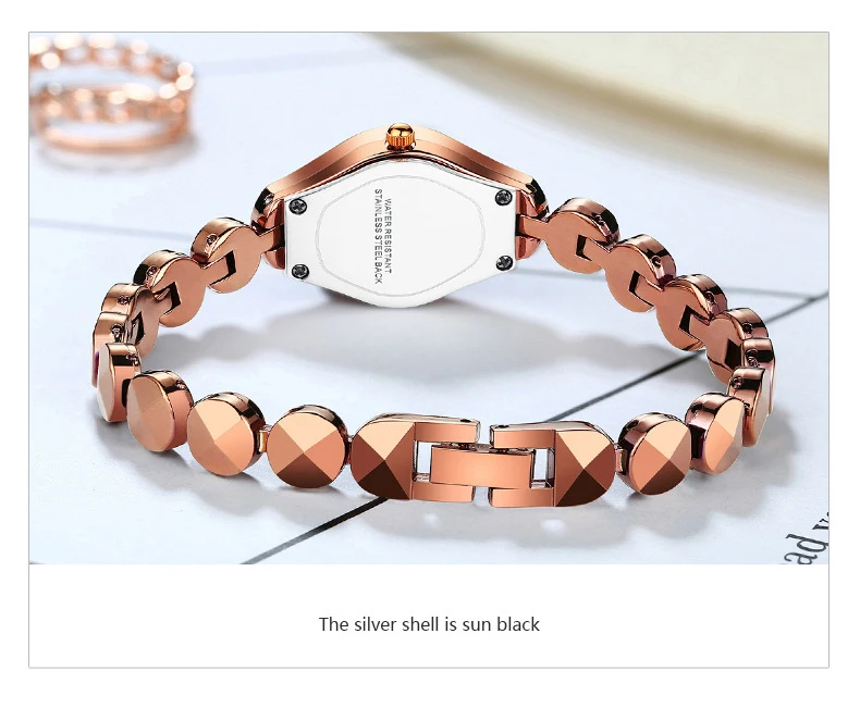 Bracelet watch female tungsten steel color waterproof Korean fashion simple diameter 20mmwrist watches for women