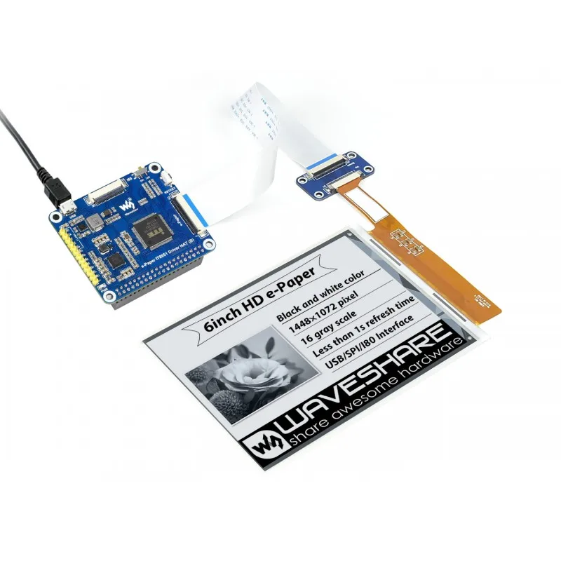 Waveshare    ũ ÷ ,   4, 3,  1448  1072 ػ, 16 ׷ ü߰, USB SPI, I80 ̽, 6 ġ