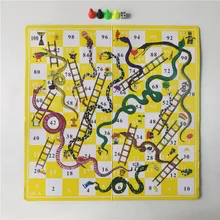 Настольная игра в виде змеиной лестницы, Набор для игры в шахматы, обучающие игры jogos juegos oyun, портативные семейные вечерние игры, забавные игрушки для детей и взрослых