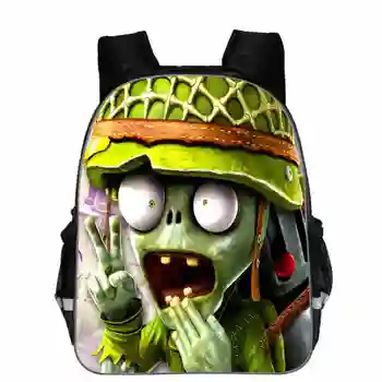 

11-16 Inch New Plants vs Zombies School Backpack Girl Boy Primary Student Schoolbags Children Cartoon backpacks