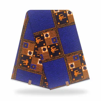 

2020 Newest design african real wax fabric wax prints beautiful Ankara wax Style fabric 6 yards Nigeria wax fabric