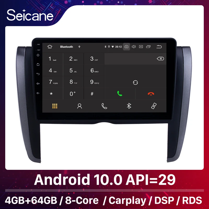 Seicane Android 10 0 Carplay GPS навигация автомобильное радио для Toyota Allion 2007-2015 9 дюймов Bluetooth HD