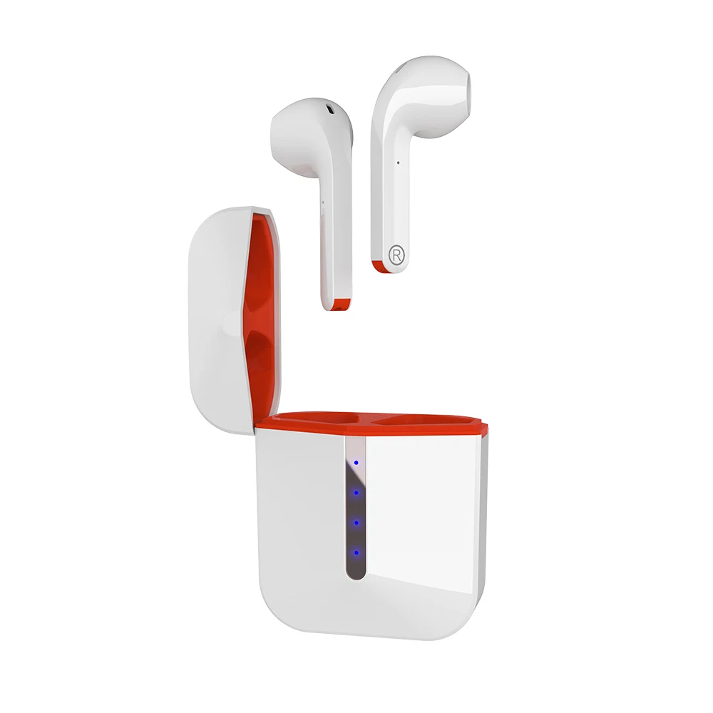 white T21T tws гарнитура bluetooth 5,0 Беспроводные наушники с сенсорным управлением спортивные Bluetooth наушники для дропшиппинг pk i12 - Цвет: white