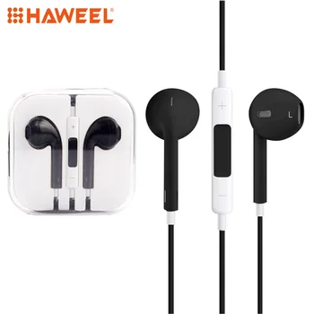 

HAWEEL New Earphone 3.5mm In Ear Headphones Headset Earbuds Control with Mic For iPhone for huawei for xiaomi for smartphone MP3