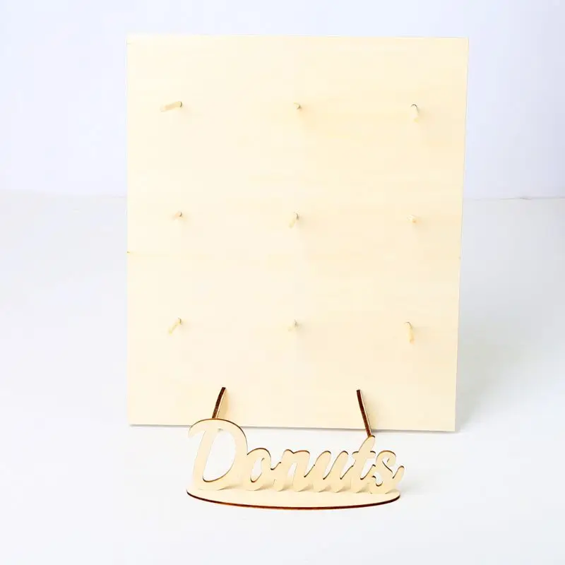Пончик настенная подставка держатель DIY Конфета пончик Сладкая тележка деревянный стол свадебные принадлежности украшение дома