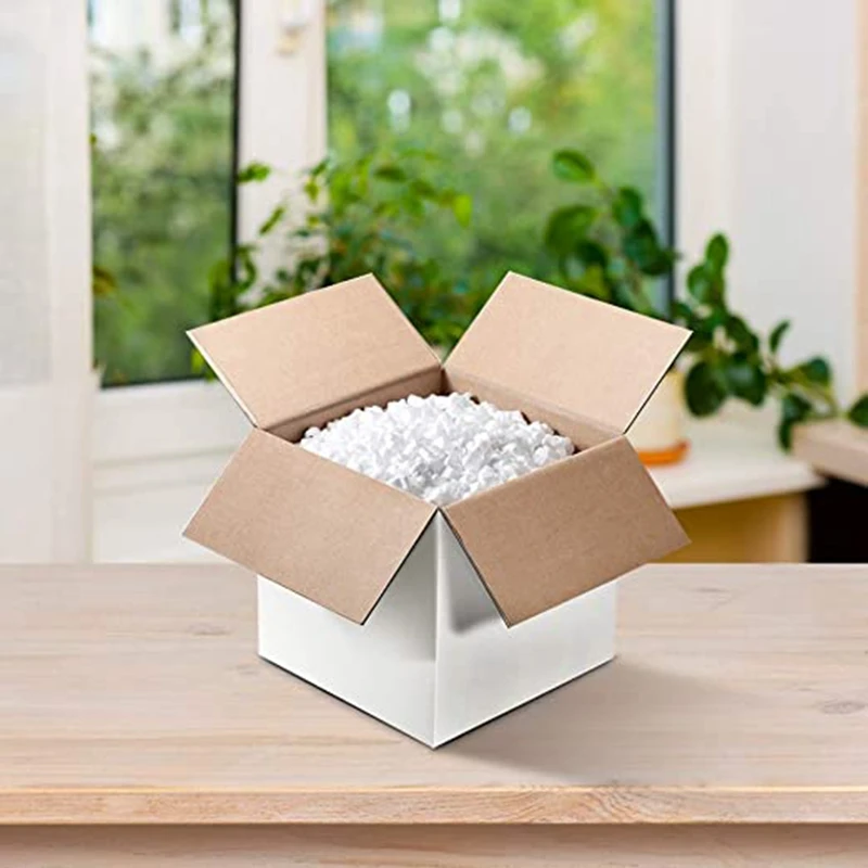 Caja de cartón corrugado con hebilla de Embalaje Universal, cartón de 20cm, color blanco, 10 unidades|Cajas y recipientes de almacenamiento| -