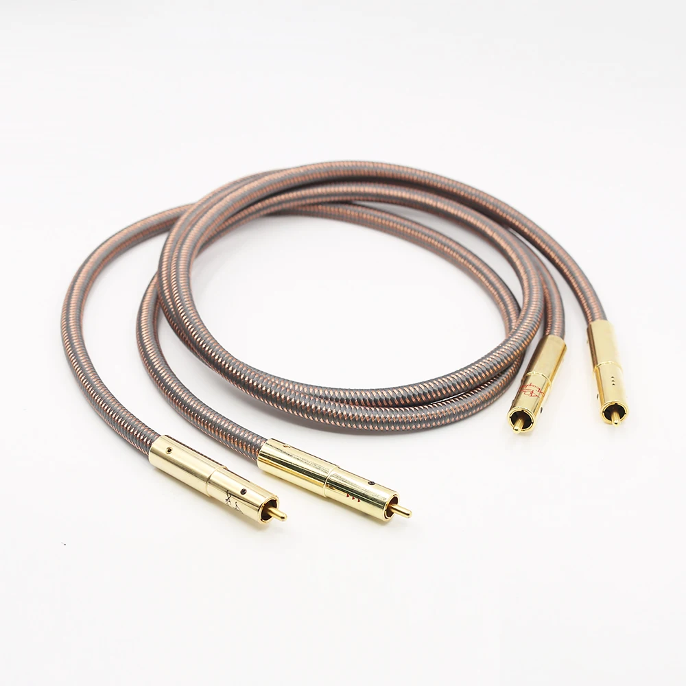Najtaniej Kabel RCA Hifi Accuphase 40. Edycja rocznicowa kabel Audio RCA pozłacana wtyczka