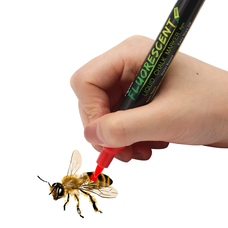1Pc Queen Bee Marker Pen bees honeybee Marking Highlighter beekeeping supplies bee keeping equipment Paintbrush Beekeeping Tools