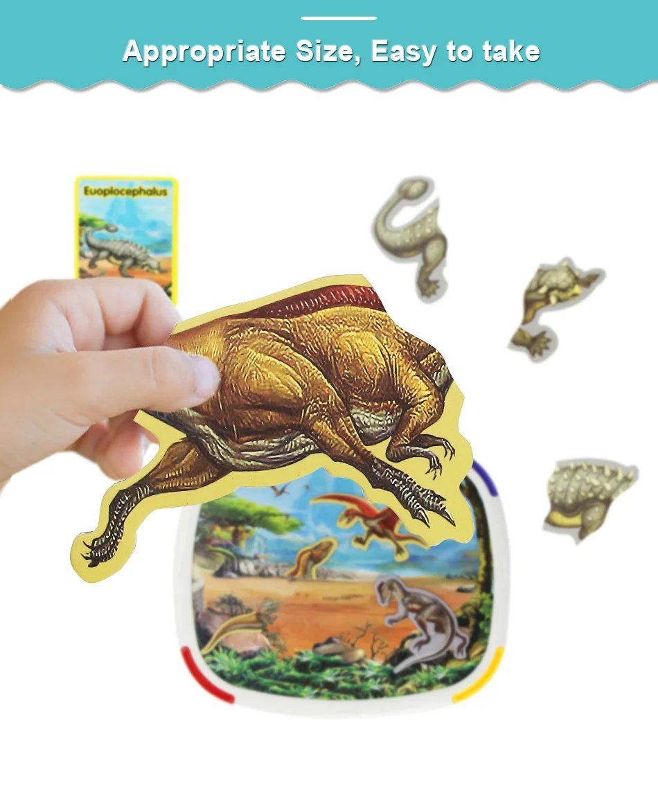 face geométrica dinossauro cognitivo puzzle coloring board