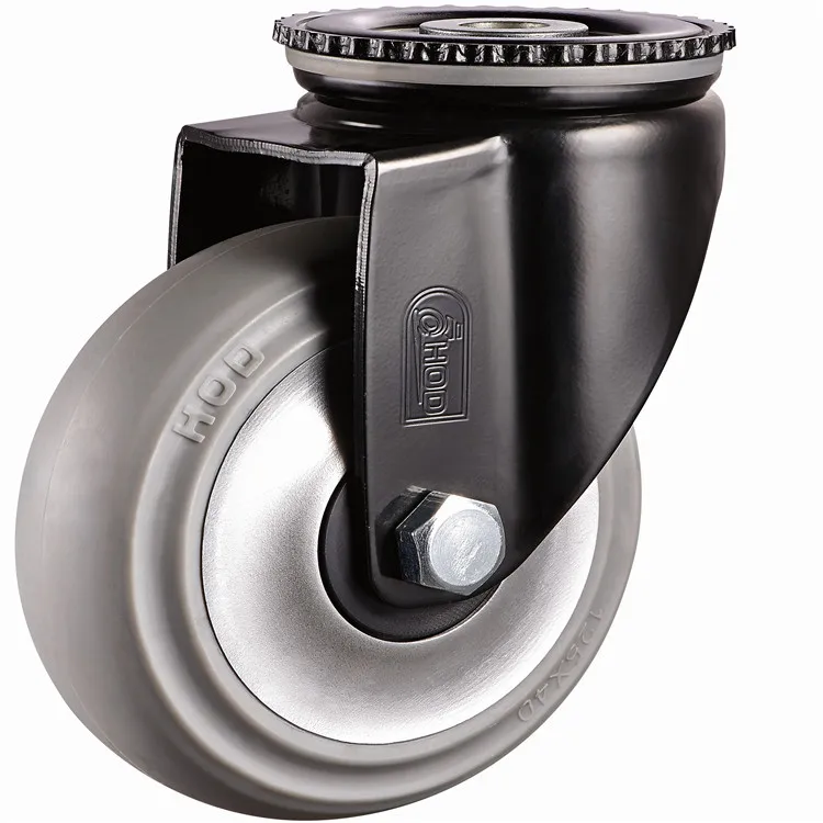 

Mute TPR Universal Wheel Directional Wheel Brake Truckle Wheels Cart Hotel Dining Service Ultra-stretch Industrial Wheels