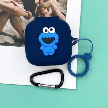 

Cute Silicone Earphone Case Cover For OPPO ENCO W51 Soft Wireless Earphone Cover With Hook For OPPO ENCO W51 Accessories