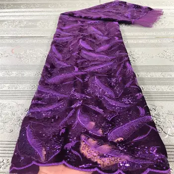 

Green African Lace Fabric High Quality Brocade Lace Fabric Embroidery Nigerian Lace Fabric For Dress French Mesh Lace Fabric