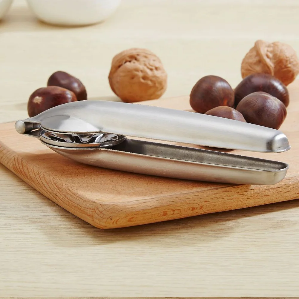 Грецкий орех клип Быстрый ручной трещина кухонные инструменты Pecan нержавеющая сталь орех крекер Нескользящие миндаля Шеллер открывалка