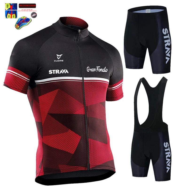 2021 verano Ciclismo Jersey juego STRAVA Ropa de bicicleta de carreras hombre traje de Ropa de Ciclismo bicicleta MTB Ropa deportiva ciclista