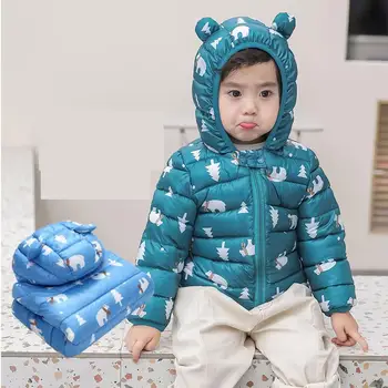 

2019 Clearance Children's Lightweight Down Jacket Cotton Jacket Baby Boys Zipper Clothing Winter Thick Ultra Light Padding Coat