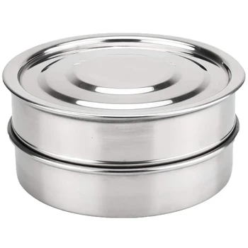 

Seed Sprouting Tray Set Germination Kit, 8 Inch 3 Piece Stainless Steel Stackable Sprouter Seed Starter Tray Growing Kit