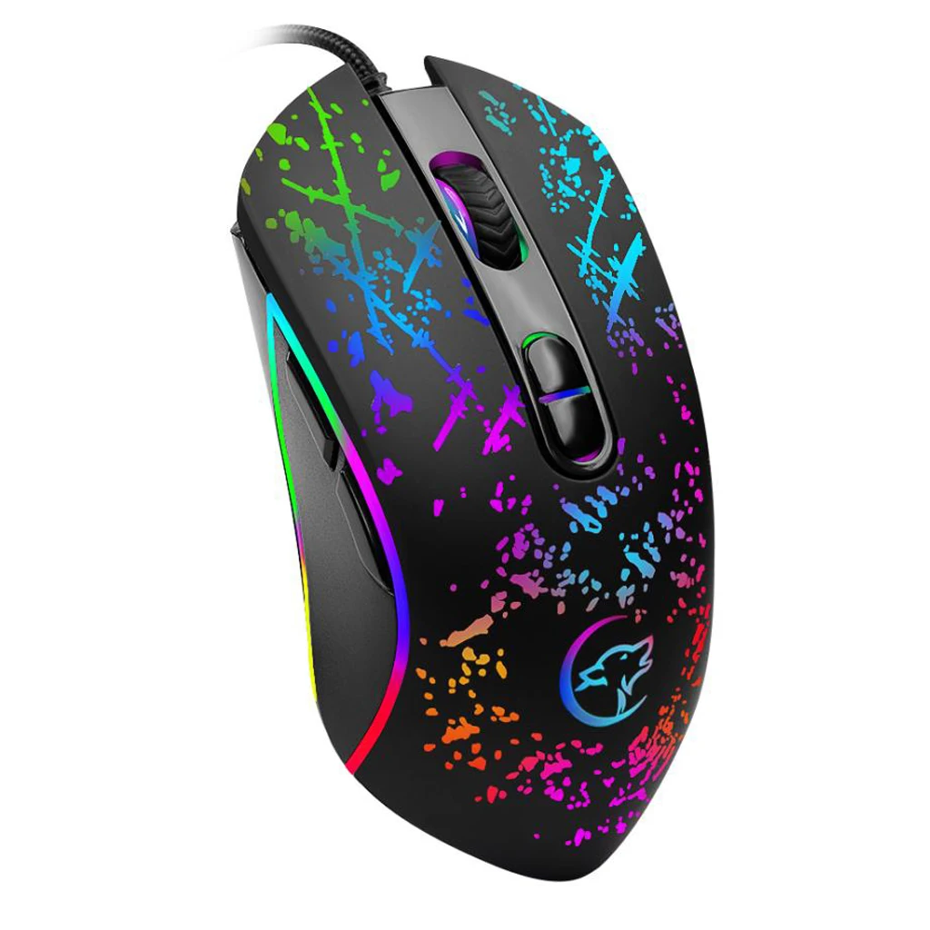 USB Wired Gaming Mouse 8 Buttons 3200DPI Optical Computer Mouse Gamer Mice for PC Laptop Notebook Game Mouse 2019 New