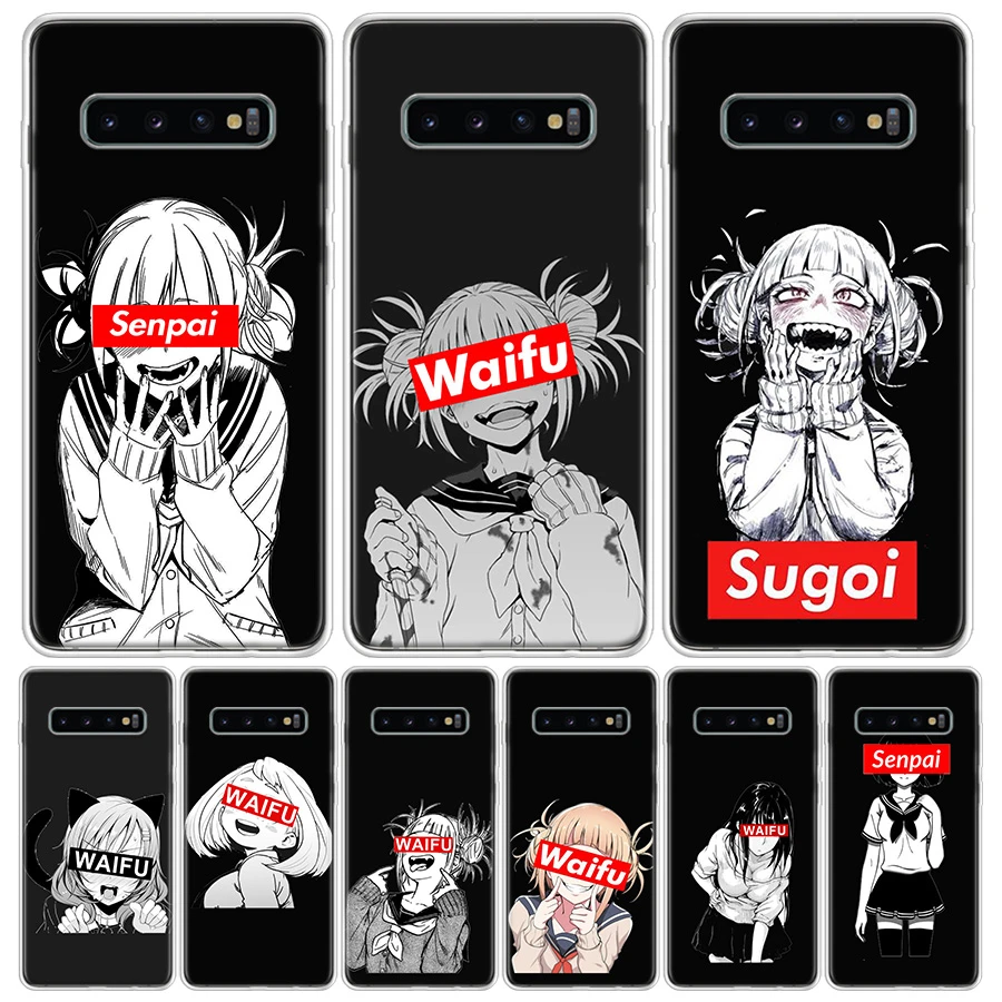 Sugoi Senpai Anime Waifu Phone Case For Samsung Galaxy A50 A70 A30s A51 A71 A10 A20e A40 A90 A20s M30s A6 A7 A8 A9 Plus Coque Phone Case Covers Aliexpress