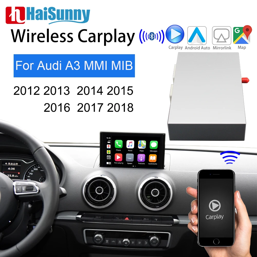 For Audi A3 8v Wireless Carplay Decoder Mmi 3g Mib Rmc 2012 2013 2015