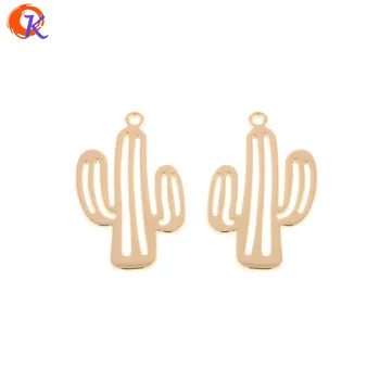 

Cordial Design 50Pcs 26*45MM Jewelry Accessories/Earrings Connectors/Cactus Shape/DIY Making/Hand Made/Earring Findings