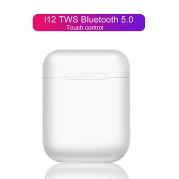 

Wireless Earphones TWS i12 Touch Control Earbuds Bluetooth 5.0 Headphones inpods Sport Headsets For iPhone Samsung Smart Phone