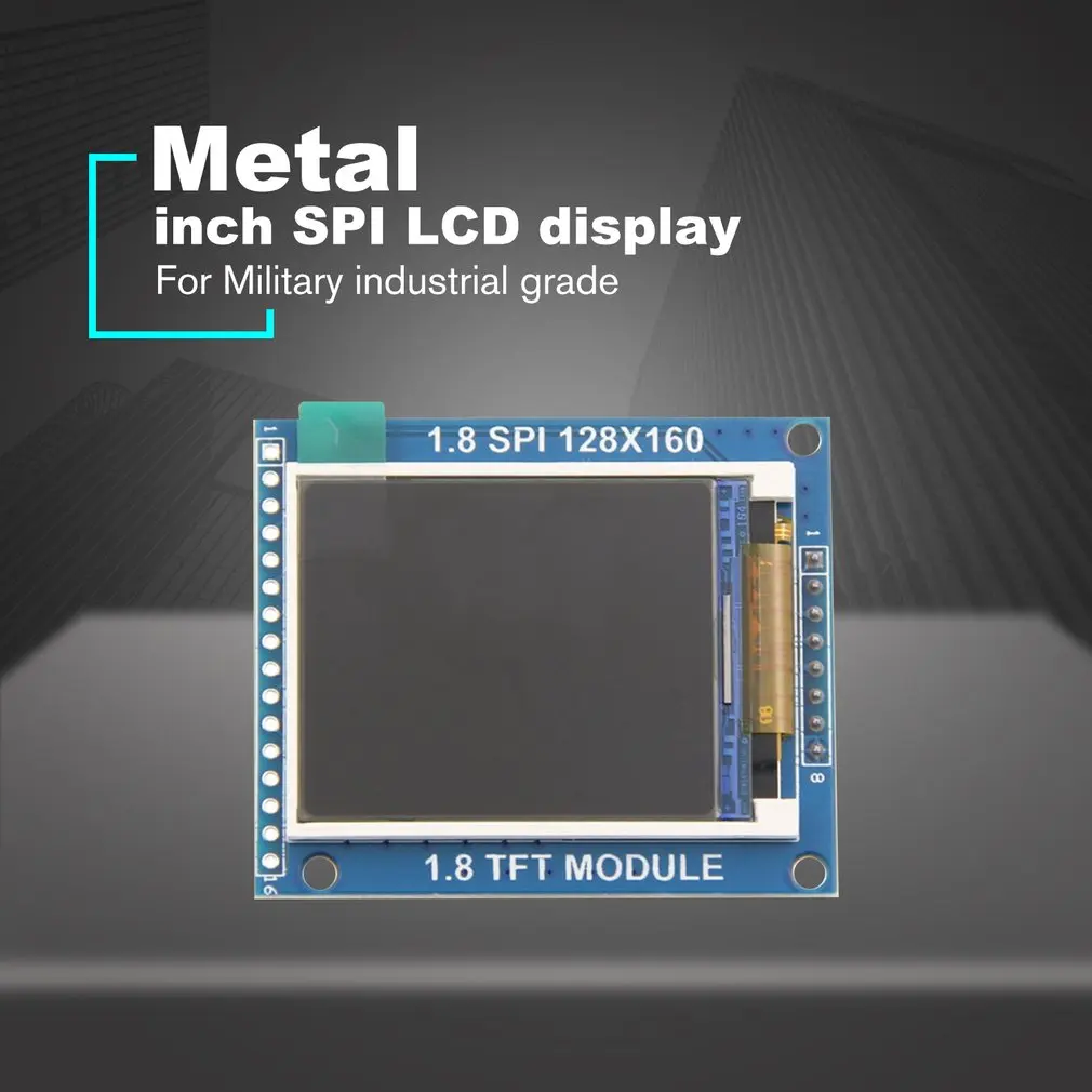 1.8inch TFT SPI Serial LCD Resolution 128*160 1.8inch LCD Display Module with SD Card Slot 2 White LED Driver IC ST7735S