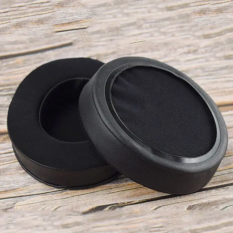 1 Pair Leather Earpads Round Foam Ear Pads Cushions Cover for Razer Kraken 7 1 Chroma V2 USB Gaming Pro V2 Headphone