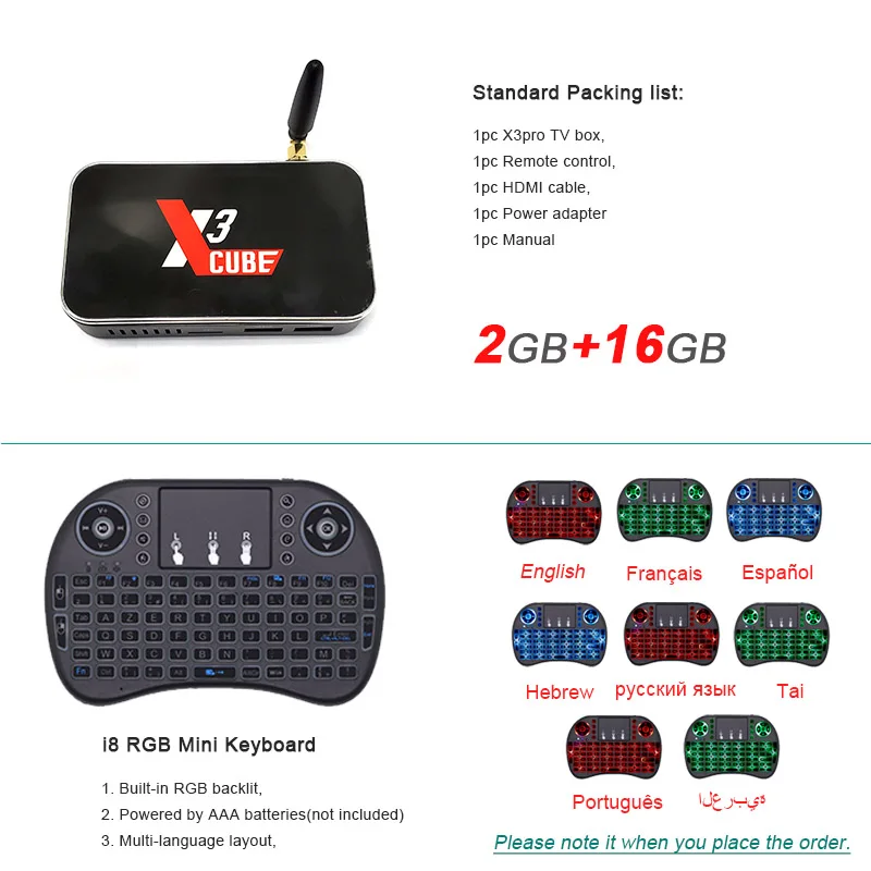 2GB 16GB i8rgb Ugoos X3cube Smart tv Box Amlogic S905X3 Android 9,0 tv Box 2GB LPDDR4 16GB eMMC 2,4G WiFi 4K медиаплеер X3 Cube телеприставка - Цвет: 2GB 16GB i8rgb