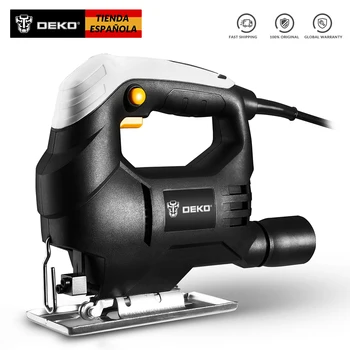 

DEKO DKSS02 Jig saw, Electric saw,Lackable Continuous Working Mode,Fast Heat Dissipation,45° Stable Cutting, With Hex Wrench
