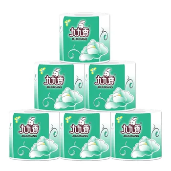 

10 Roll Paper Hollow Replacement Print Interesting Toilet Paper Table Kitchen Pape toliet paper roll Tissues packets #N
