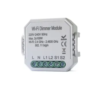 

1 Way Wifi Smart Light Switch Diy Breaker Module Smart Life/Tuya APP Remote Control,Works with Alexa Echo Google Home