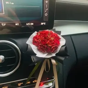 Handmade Mini Natural Dried Flower Bouquet Car Accessories Vent Clip Scent  Diffuser Perfume Decoration Gifts -  Hong Kong