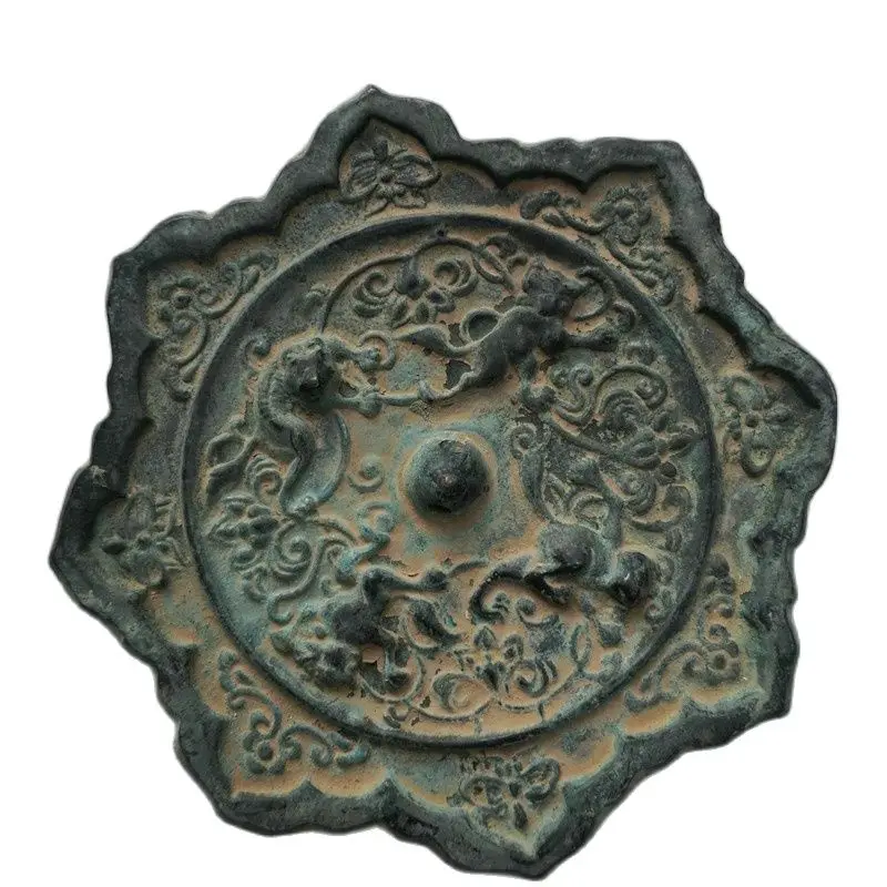 Фэн-шуй бронзовое зеркало четвертое Божье чудовище | Дом и сад