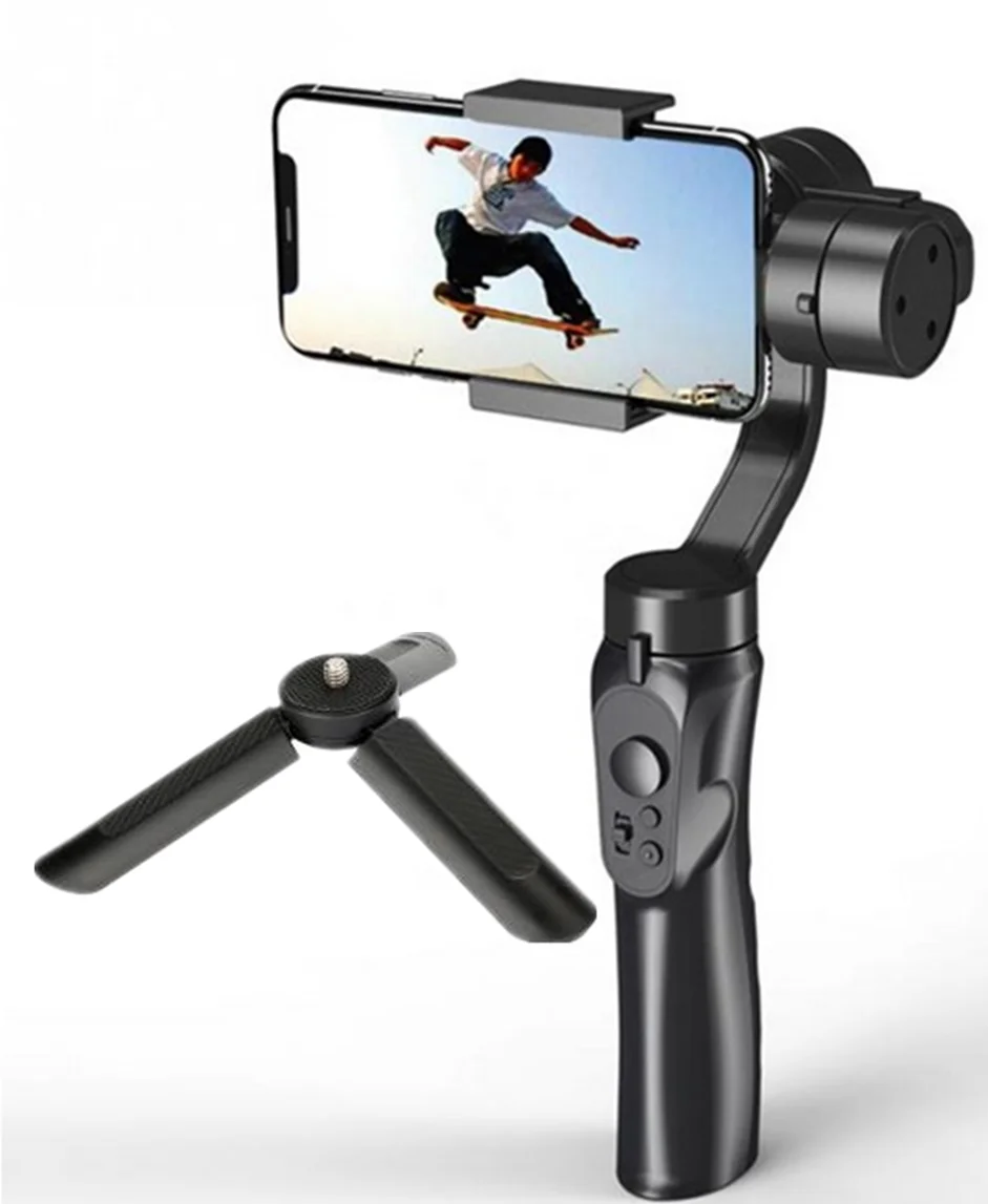 Напольный держатель 3-осевой гибкий H4 ручной шарнирный стабилизатор для камеры для iPhone 11 7 8 для huawei samsung смартфон PTZ экшн Камера