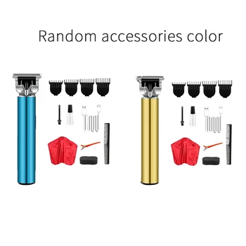 

Electric Pro T-Outliner Cordless Trimmer Wireless Portable Hair Clipper Barber Tools Set