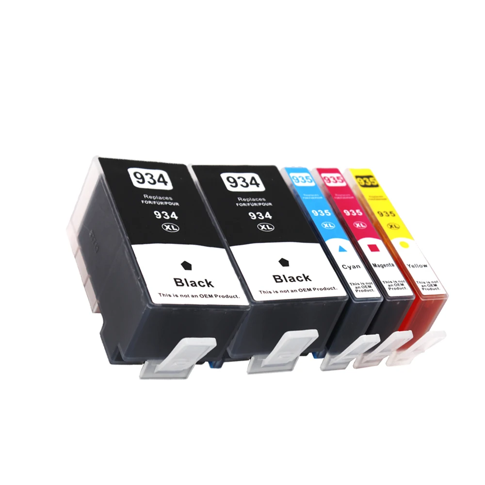 5PK 934XL 935XL совместимый с HP чернильные картриджи hp 934 для Officejet Pro 6812 6830 6815 6835 6230 6820
