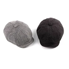 Берет в стиле винтаж кепки Британский Стиль Регулируемая дышащая восьмиугольная шляпа наружные головные уборы одежда аксессуары Новинка