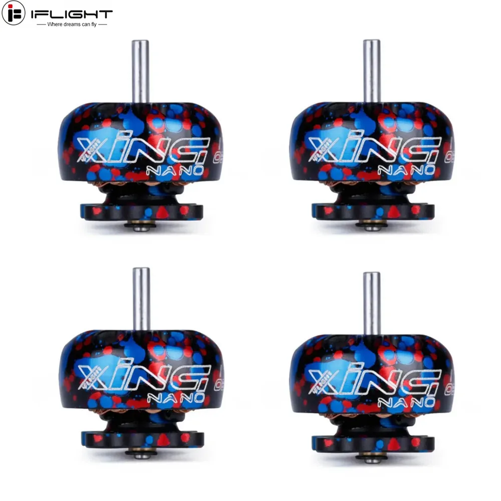 4 шт. iFlight XING NANO X1103 1103 8000KV 2-3S CW Thread бесщеточный двигатель для радиоуправляемого