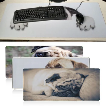 

In Stocked Super Cute Dog Keyboard Gamer Gaming Mouse pads Computer Laptop Mouse Pad gamer Table gaming mat