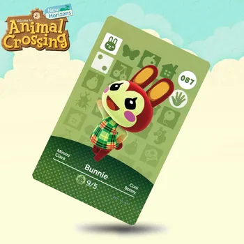 

087 Bunnie Animal Crossing Card Amiibo Cards Work for Switch NS 3DS Games
