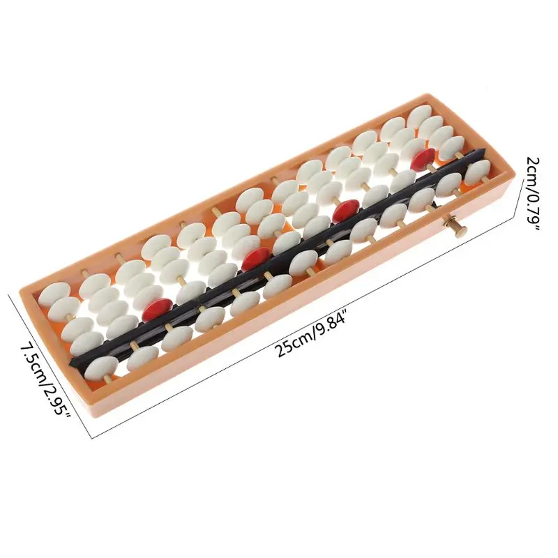 Портативный 13 Колонка Abacus арифметические счеты соробан номер подсчет Математика обучающий инструмент 72XC