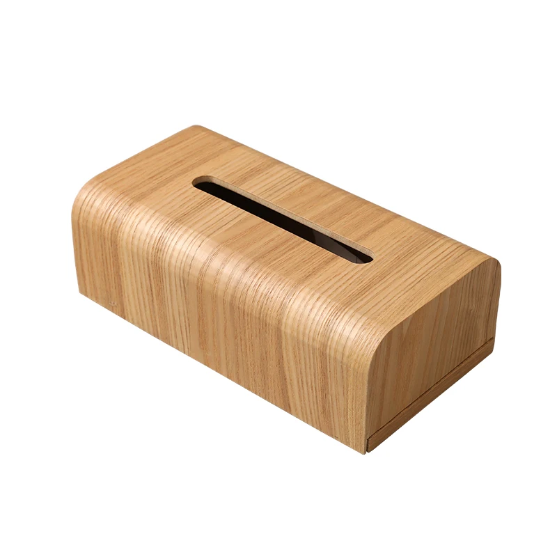 

Wooden Paper Tissue Box Vintage Fashion MDF Veneer Living Room office minshuku Home Hotel Storage Gift Box Napkin Holder