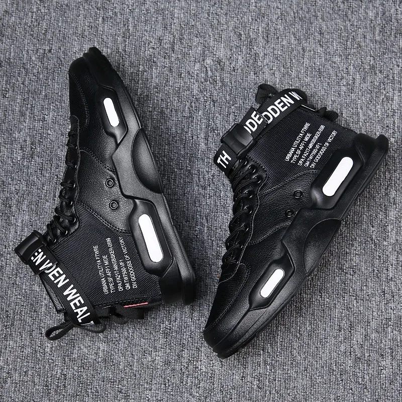 Мужская обувь для баскетбола противоскользящая с высоким вырезом