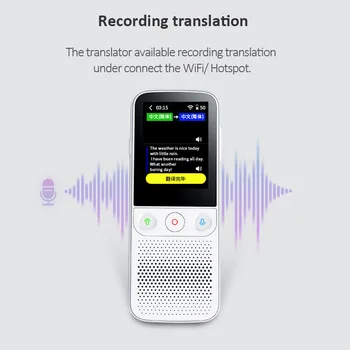 

WiFi HD Touch Screen Multiple Translation AI Instant Translator Support 137 Language for Travel Broad And Business Trip Hot