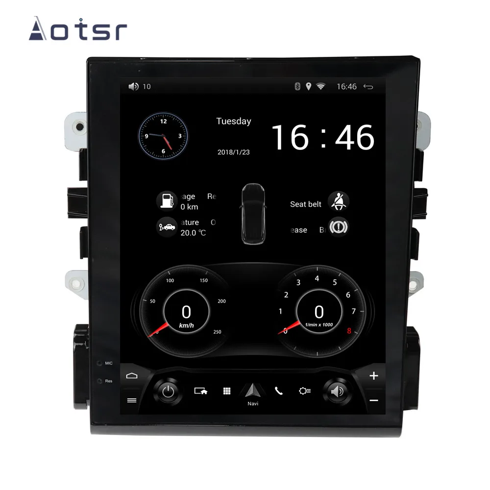 Aotsr Tesla 10 4 &quotвертикальный экран Android 7 1 автомобильный без dvd-плеера gps-навигация