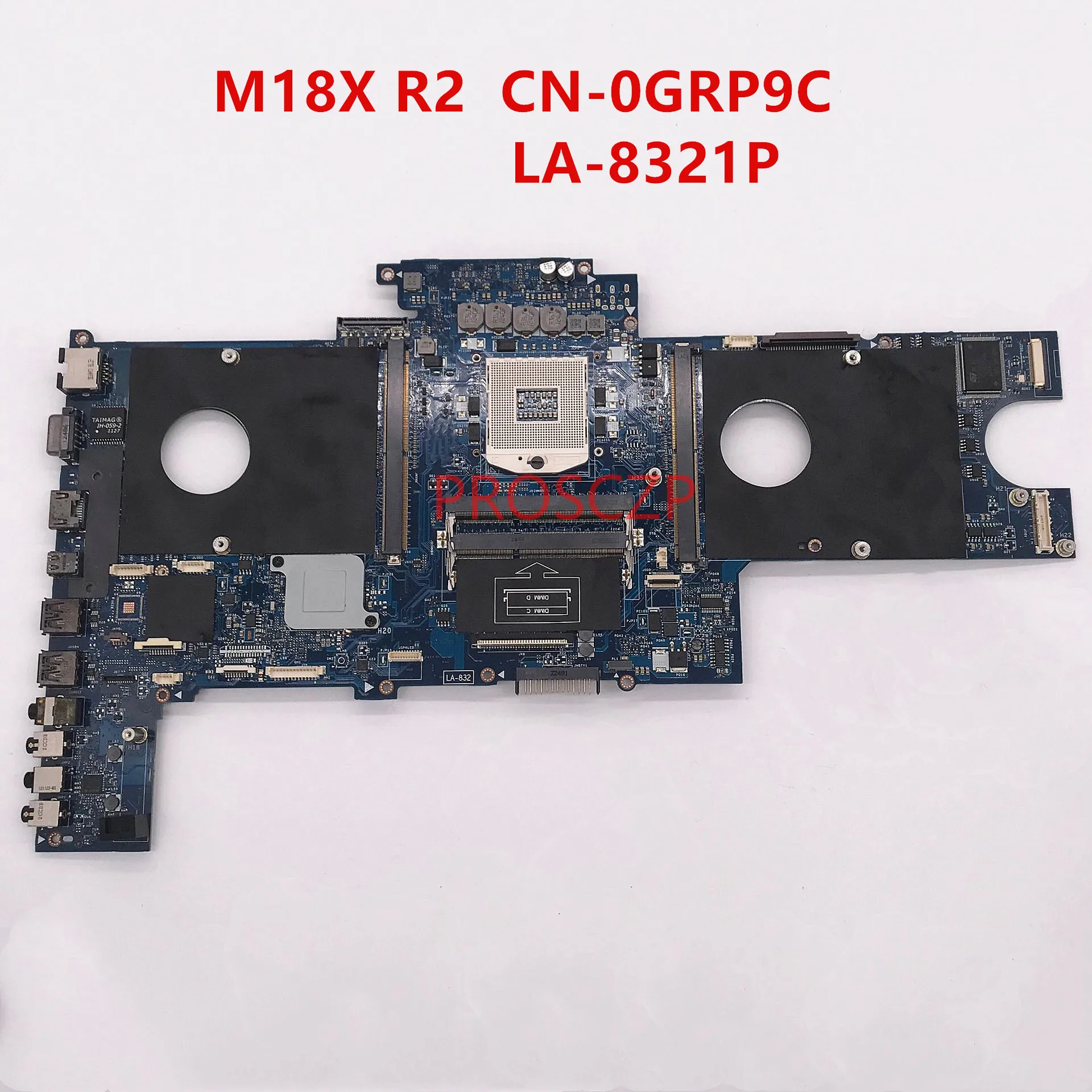 Высококачественная материнская плата для ноутбука DELL M18X R2 CN-0GRP9C 0GRP9C GRP9C QBR10 LA-8321P с