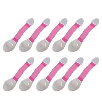 

10PCS Baby Safety Lock with Strong Adhesive Child Lock for Cupboards, Toilet, Drawers, Doors, Windows, Fridges