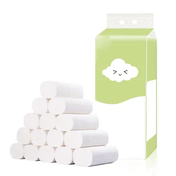 

10 Rolls Toilet Paper 3/4-Ply Toilet Papers Family Rolls Hand Paper Household Towels Soft Paper For Bath Kitchen Dropshipping