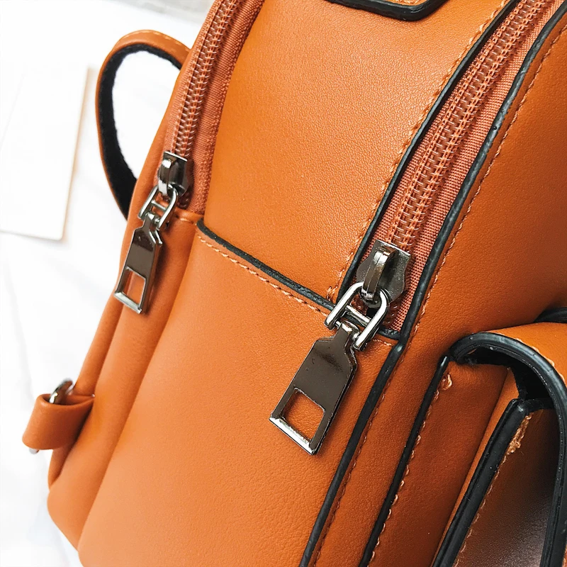 Дизайн модный рюкзак Mochilas для путешествий из кожи маленькие женские подростковые школьные сумки для девочек Feminina Sac Dos plecak Bagpack